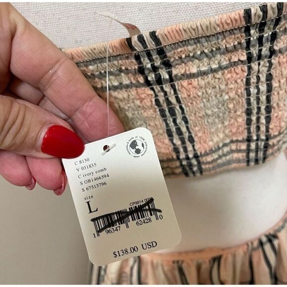 Free People Bridget Mini Dress Size L - Picture 10 of 10